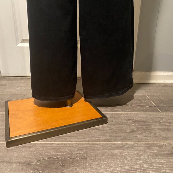 Run and Fly Women's Wide-Leg Jeans Black Size 24 - Picture 7 of 12